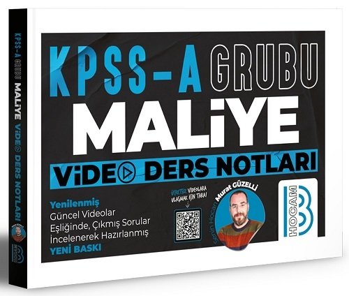 2023 KPSS A Grubu Maliye Video Ders Notları Benim Hocam Yayınları