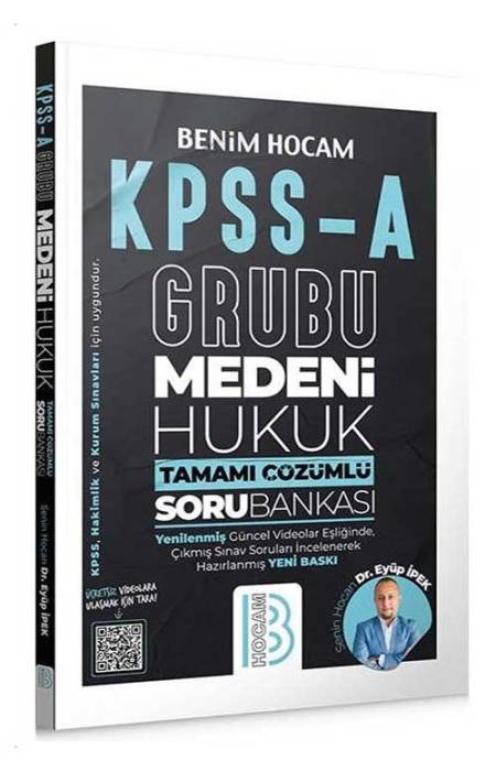 Benim Hocam 2022 KPSS A Grubu Medeni Hukuk Soru Bankası Çözümlü Benim Hocam Yayınları