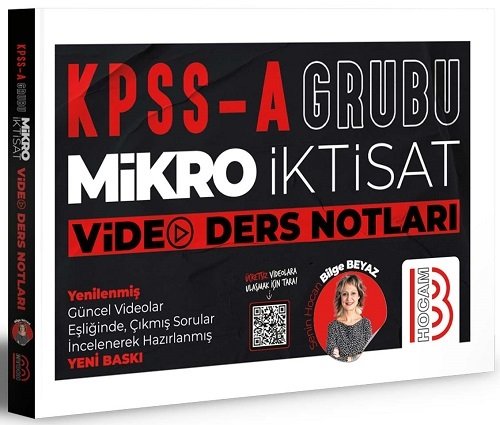 2023 KPSS A Grubu Mikro İktisat Video Ders Notları Benim Hocam Yayınları