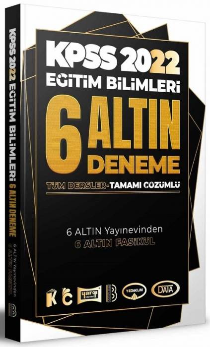 Benim Hocam 2022 KPSS Eğitim Bilimleri Altın 6 Deneme Çözümlü Benim Hocam Yayınları