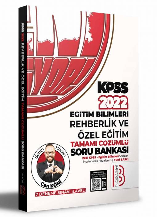 Benim Hocam 2022 KPSS Eğitim Bilimleri Rehberlik ve Özel Eğitim Tamamı Çözümlü Soru Bankası