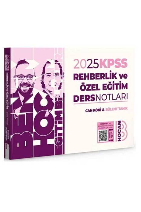 2025 KPSS Eğitim Bilimleri Rehberlik Ve Özel Eğitim Ders Notları Benim Hocam Yayınları