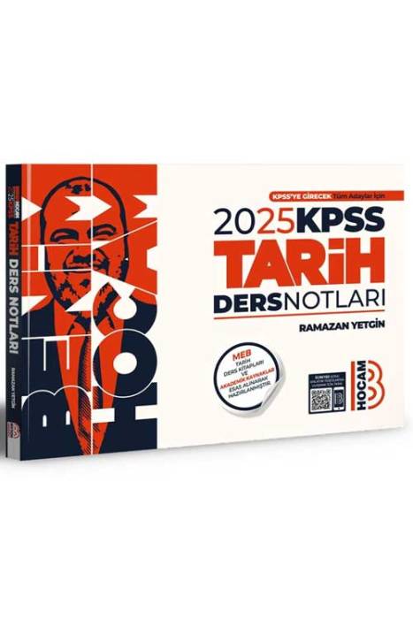 2025 KPSS Tarih Ders Notları Benim Hocam Yayınları