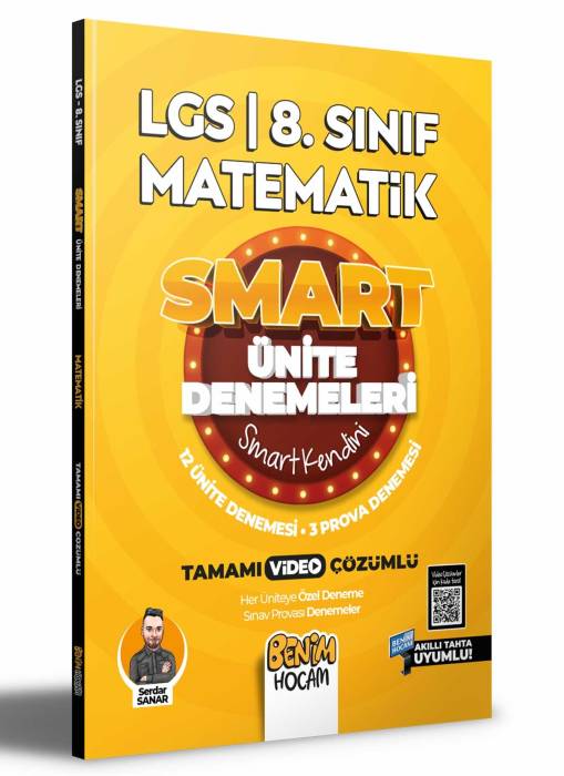 Benim Hocam 2022 LGS 8. Sınıf Smart Matematik Deneme Sınavları Benim Hocam Yayınları