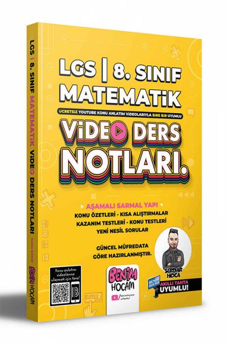 Benim Hocam 2022 LGS 8.Sınıf Matematik Video Ders Notları Benim Hocam Yayınları