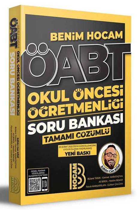 2023 ÖABT Okul Öncesi Öğretmenliği Tamamı Çözümlü Soru Bankası Benim Hocam Yayınları