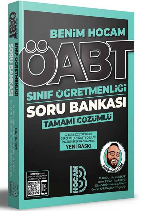 2023 ÖABT Sınıf Öğretmenliği Tamamı Çözümlü Soru Bankası Benim Hocam Yayınları