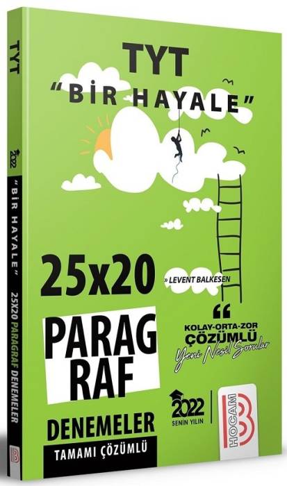 Benim Hocam 2022 YKS TYT Bir Hayale Paragraf 25x20 Deneme Çözümlü Benim Hocam Yayınları