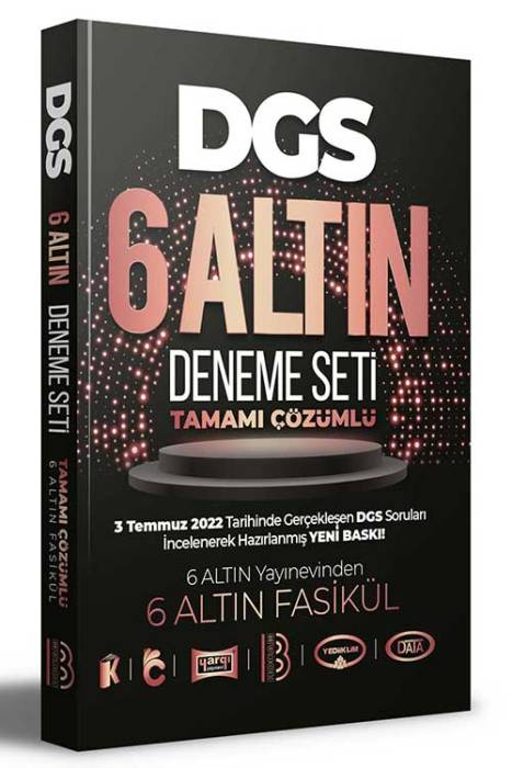 Benim Hocam 2023 DGS Tamamı Çözümlü 6 Altın Deneme Seti Benim Hocam Yayınları