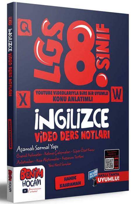 Benim Hocam 2023 LGS 8.Sınıf İngilizce Video Ders Notları (Konu Anlatımı)