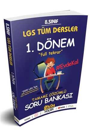 Benim Hocam 8. Sınıf LGS 1. Dönem Tüm Dersler Full Tekrar Soru Bankası Benim Hocam Yayınları