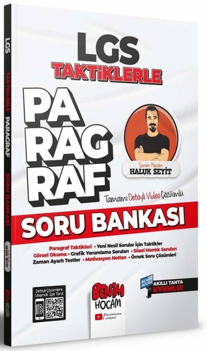 Benim Hocam 8. Sınıf LGS Taktiklerle Paragraf Soru Bankası - Haluk Seyit Benim Hocam Yayınları