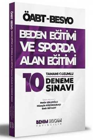 Benim Hocam ÖABT Beden Eğitimi ve Sporda Alan Eğitimi Tamamı Çözümlü 10 Deneme Benim Hocam Yayınları