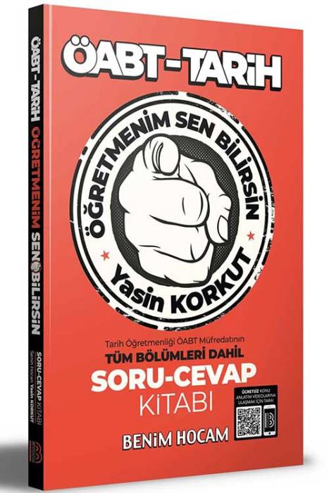 2023 ÖABT Tarih Öğretmenim Sen Bilirsin Soru Cevap Kitabı Benim Hocam Yayınları