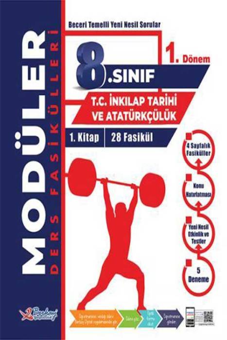 Berkay 8. Sınıf TC İnkılap Tarihi ve Atatürkçülük Modüler Ders Fasikülleri 1. Kitap Berkay Yayıncılık