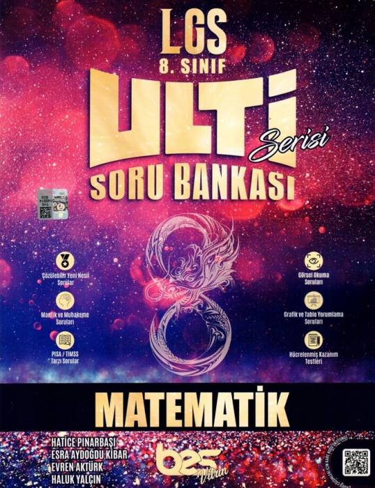 Bes 8. Sınıf LGS Matematik Ulti Serisi Soru Bankası Bes yayınları