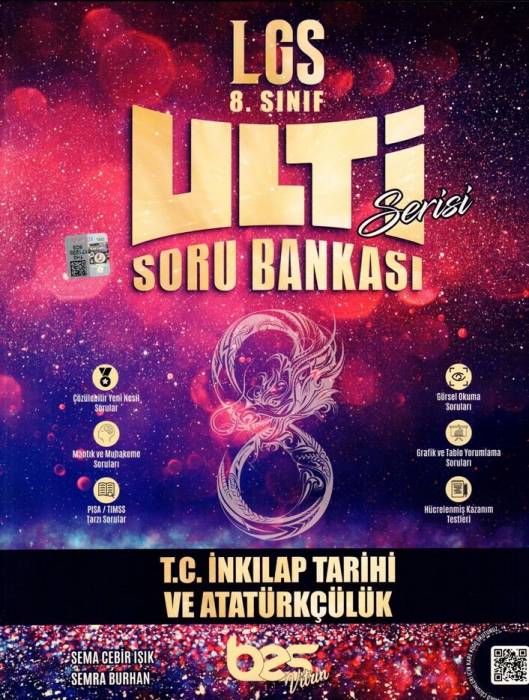 Bes 8. Sınıf LGS T.C. İnkılap Tarihi ve Atatürkçülük Ulti Serisi Soru Bankası Bes yayınları