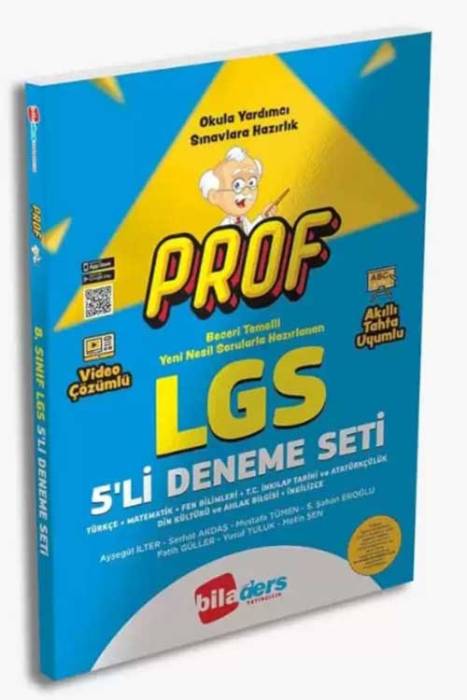 Biladers 8 Sınıf Prof Lgs 5li Deneme Seti Biladers Yayınları