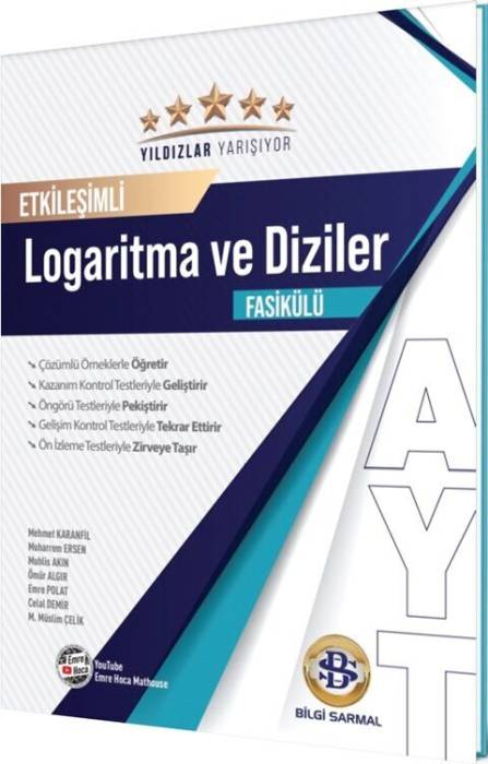 Bilgi Sarmal AYT Logaritma ve Diziler Yıldızlar Yarışıyor Etkileşimli Fasikülü