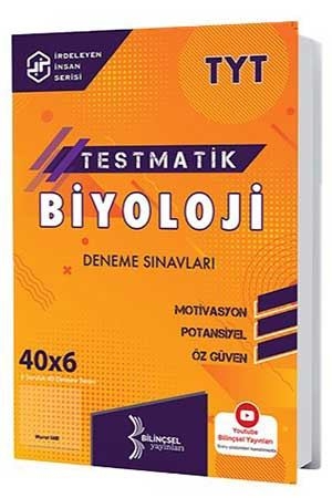 Bilinçsel 2021 TYT Testmatik Biyoloji Deneme Sınavları Bilinçsel Yayınları