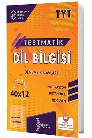 Bilinçsel 2021 TYT Testmatik Dil Bilgisi Deneme Sınavları Bilinçsel Yayınları