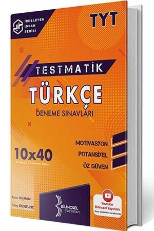 Bilinçsel 2021 TYT Testmatik Türkçe Deneme Sınavları Bilinçsel Yayınları