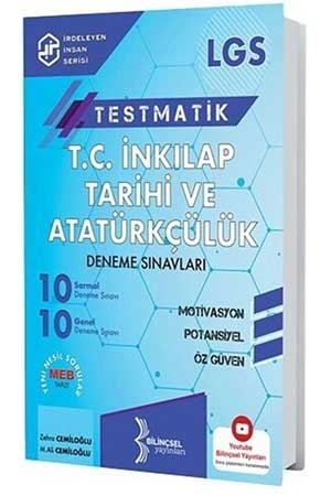 Bilinçsel 8. Sınıf LGS T.C. İnkılap Tarihi ve Atatürkçülük - Din Kültürü ve Ahlak Bilgisi Testmatik 20 Deneme Bilinçsel Yayınları