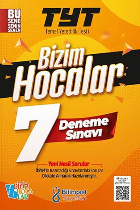 Bilinçsel YKS TYT Bizim Hocalar 7 Deneme Bilinçsel Yayınları