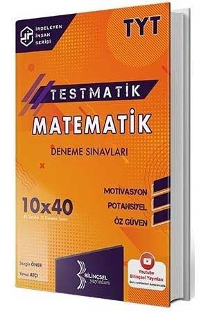 Bilinçsel TYT Matematik Testmatik 10x40 Deneme Sınavları Bilinçsel Yayınları