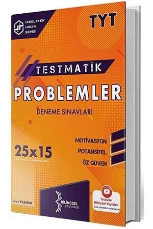 Bilinçsel TYT Problemler Testmatik 25x15 Deneme Sınavları Bilinçsel Yayınları