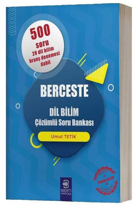 Birdem Berceste Dil Bilim Soru Bankası Çözümlü Birdem Yayıncılık