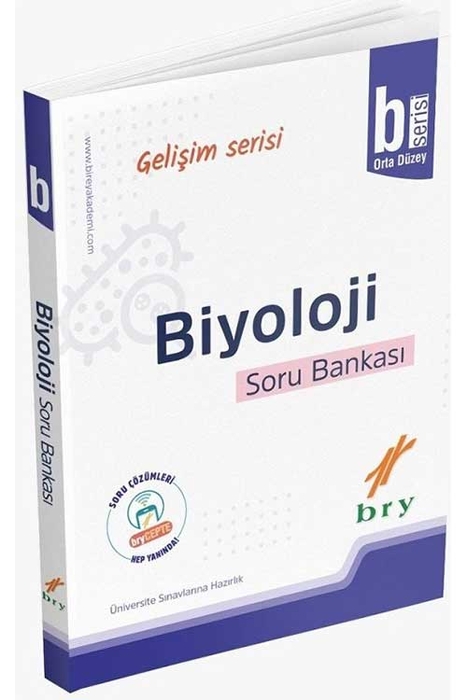 Birey B Serisi Orta Düzey Biyoloji Video Çözümlü Soru Bankası Gelişim Serisi Birey Yayınları