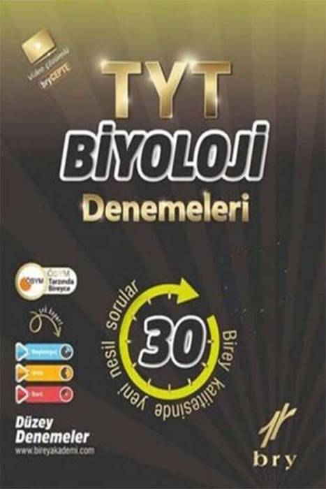 Birey TYT Biyoloji 30 Deneme Birey Yayınları