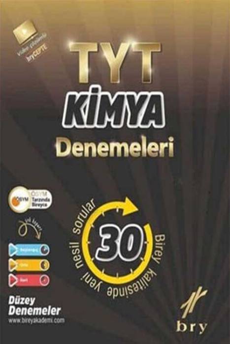 Birey TYT Kimya 30 Deneme Birey Yayınları