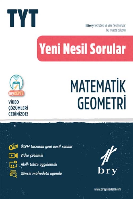 Birey TYT Matematik Geometri Yeni Nesil Sorular Birey Yayınları