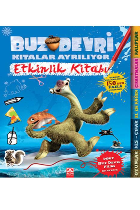 Buz Devri Kıtalar Ayrılıyor Etkinlik Kitabı Altın Kitaplar