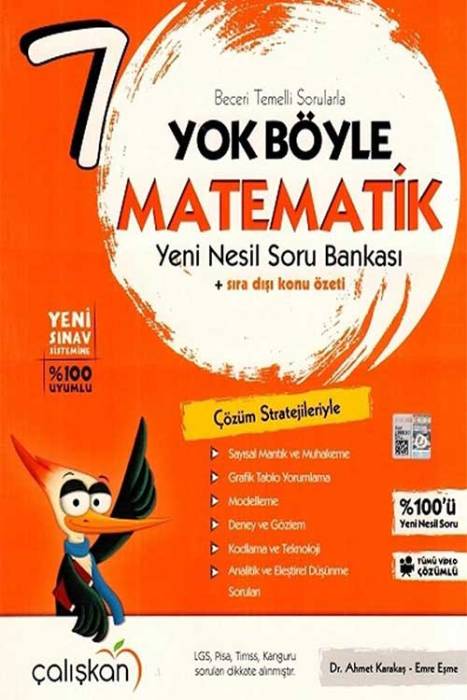 Çalışkan 7. Sınıf Matematik Yok Böyle Soru Bankası Çalışkan Yayınları