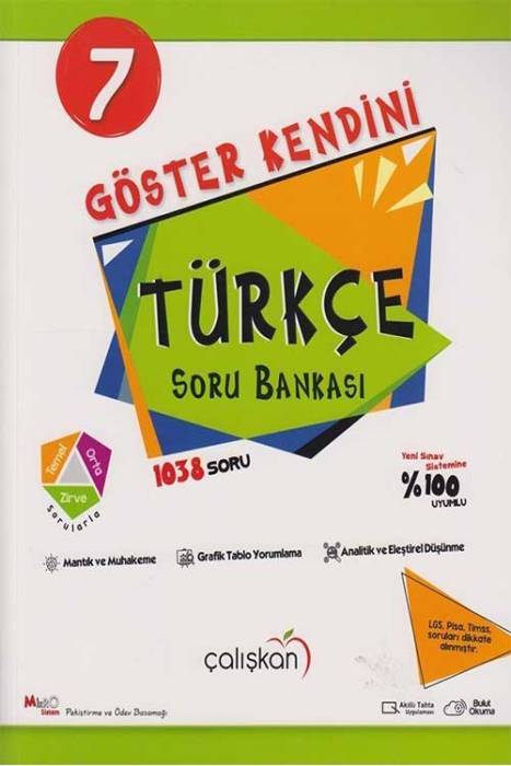 Çalışkan 7. Sınıf Türkçe Göster Kendini Soru Bankası Çalışkan Yayınları