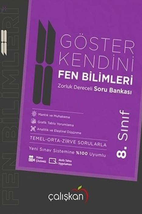 Çalışkan 8. Sınıf Göster Kendini Fen Bilimleri Soru Bankası Çalışkan Yayınları