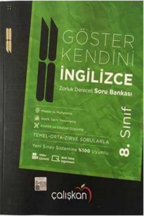 Çalışkan 8. Sınıf İngilizce Göster Kendini Etkinlik ve Soru Bankası Çalışkan Yayınları