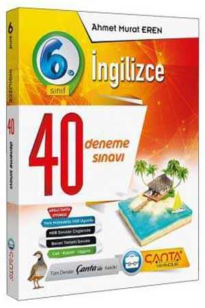 Çanta 6. Sınıf İngilizce 40 Branş Denemesi Çanta Yayınları