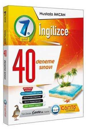 Çanta 7. Sınıf İngilizce 40 Branş Denemesi Çanta Yayınları