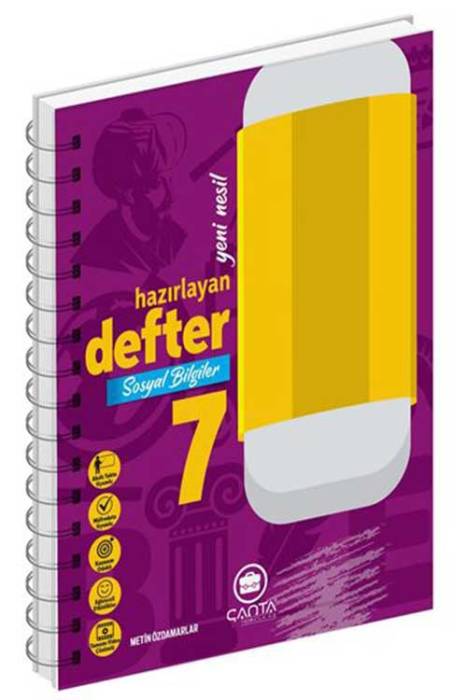 2024 7. Sınıf Sosyal Bilgiler Okula Yardımcı Hazırlayan Defter Çanta Yayınları