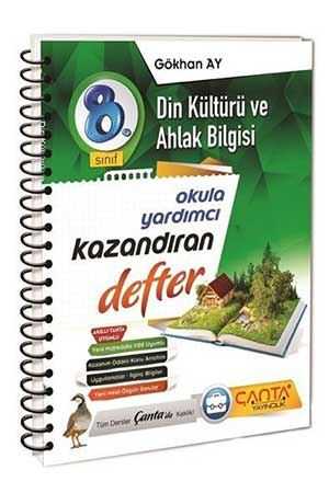 Çanta 8. Sınıf Din Kültürü ve Ahlak Bilgisi Kazandıran Defter Çanta Yayınları