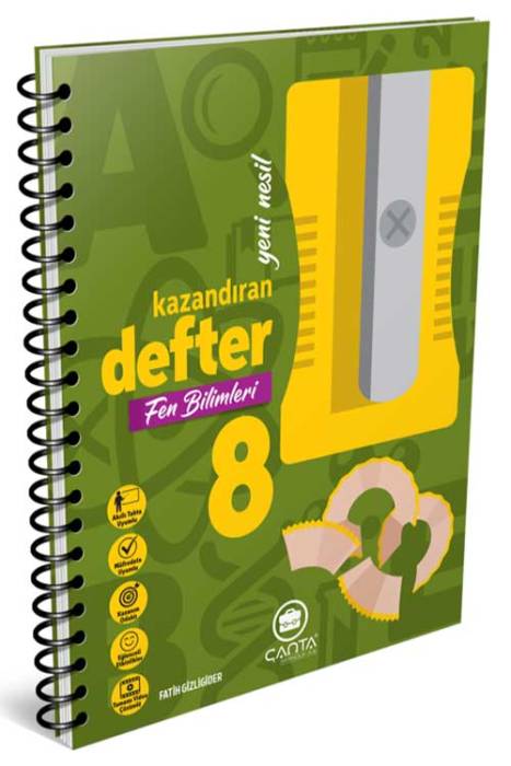 8. Sınıf Kazandıran Fen Bilimleri Defter Çanta Yayınları