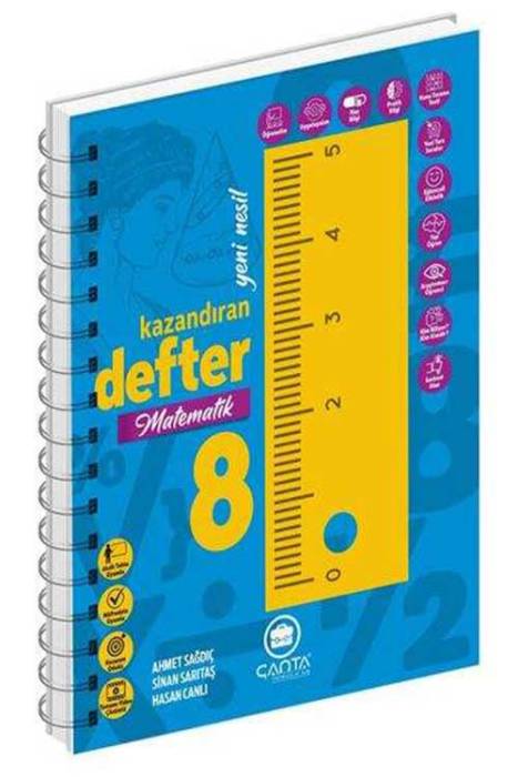 8. Sınıf Matematik Okula Yardımcı Kazandıran Defter Çanta Yayınları