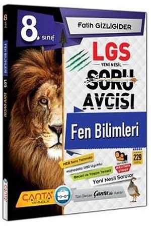 Çanta 8. Sınıf LGS Fen Bilimleri Soru Avcısı Çanta Yayınları