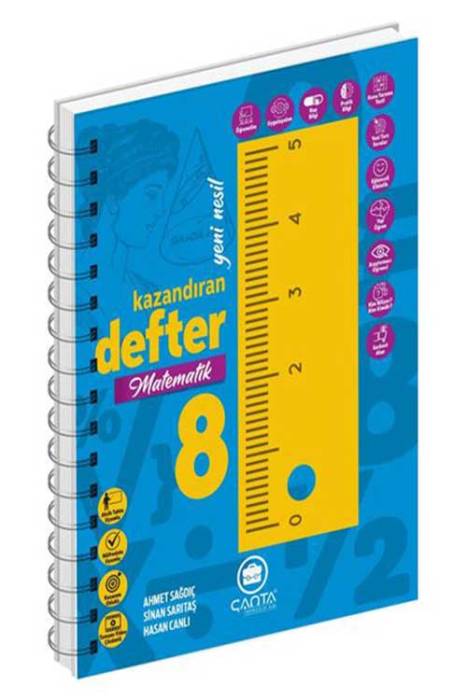 8. Sınıf Matematik Okula Yardımcı Kazandıran Defter Çanta Yayınları