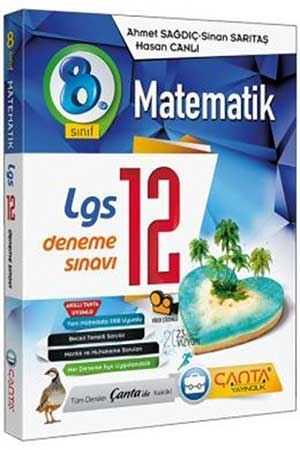 Çanta 8. Sınıf Matematik LGS 12 Deneme Sınavı Çanta Yayınları