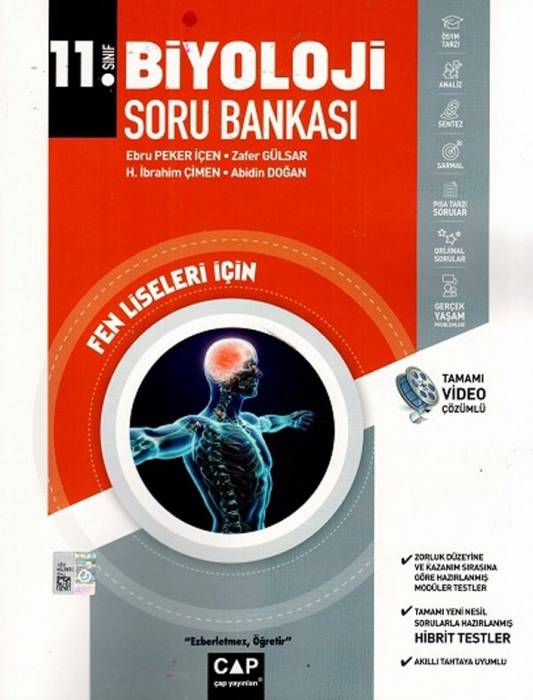 Çap 11. Sınıf Biyoloji Fen Lisesi Soru Bankası Çap Yayınları